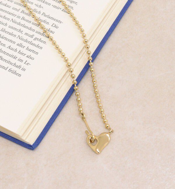 fredy emue「ハートフックステンレスネックレス」|ネックレス|ゴールド