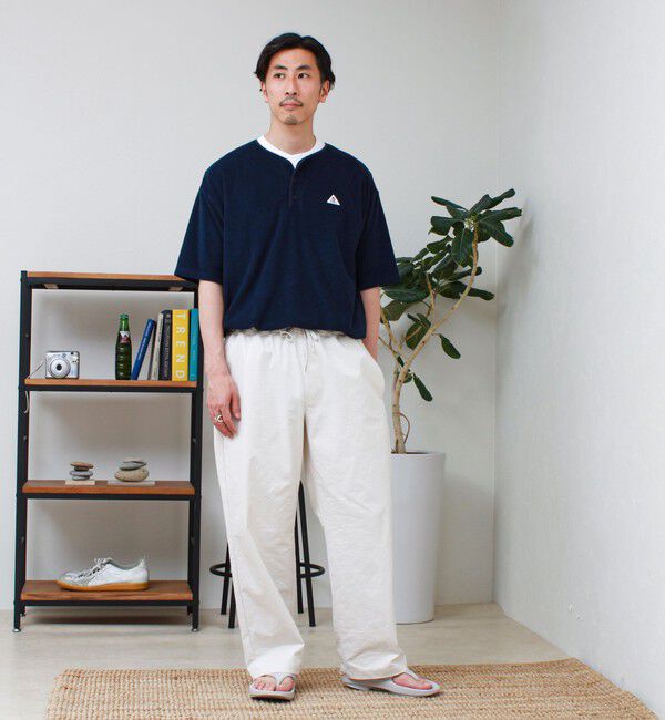 GLOSTER「【GEVACO/ゲバコ】パイルヘンリーネックＴシャツ」|Tシャツ・カットソー|