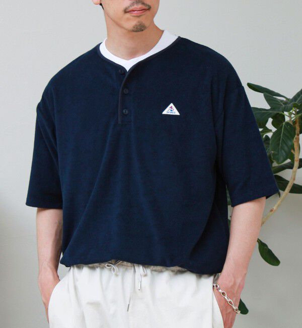 GLOSTER「【GEVACO/ゲバコ】パイルヘンリーネックＴシャツ」|Tシャツ・カットソー|