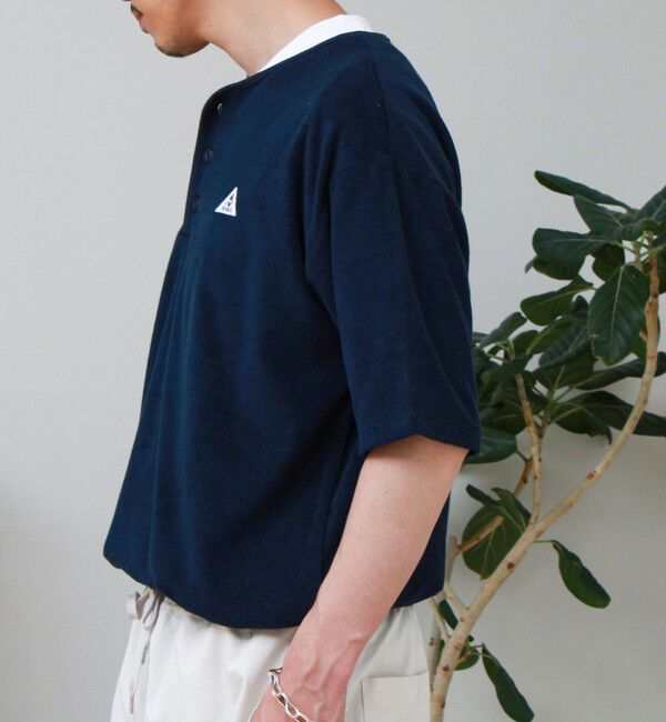 GLOSTER「【GEVACO/ゲバコ】パイルヘンリーネックＴシャツ」|Tシャツ・カットソー|