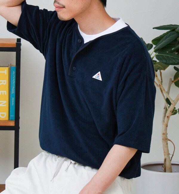 GLOSTER「【GEVACO/ゲバコ】パイルヘンリーネックＴシャツ」|Tシャツ・カットソー|