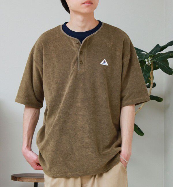 GLOSTER「【GEVACO/ゲバコ】パイルヘンリーネックＴシャツ」|Tシャツ・カットソー|
