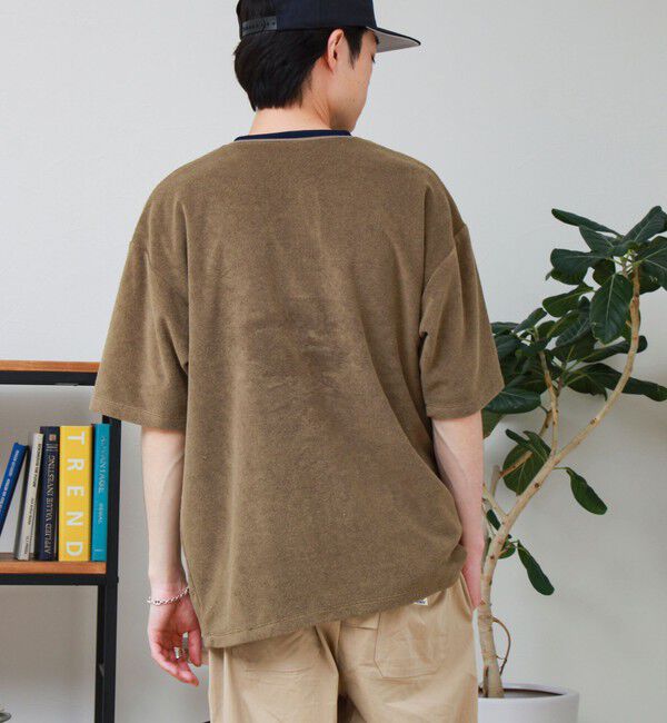 GLOSTER「【GEVACO/ゲバコ】パイルヘンリーネックＴシャツ」|Tシャツ・カットソー|