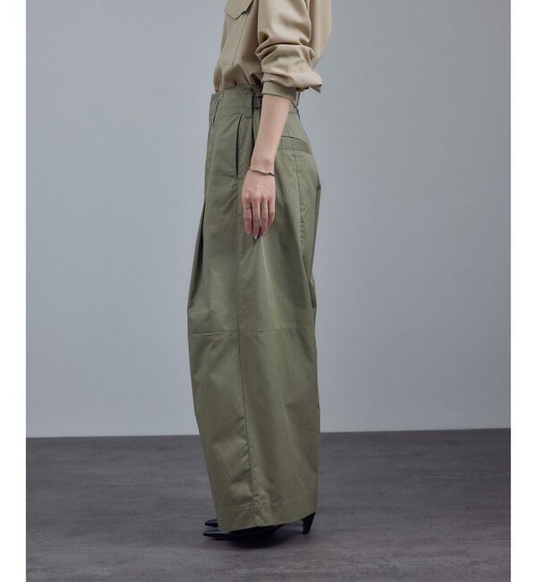 SALON adam et rope'「【WEB限定】コットンツイルワイドフォルムパンツ / 新色追加」|チノ|