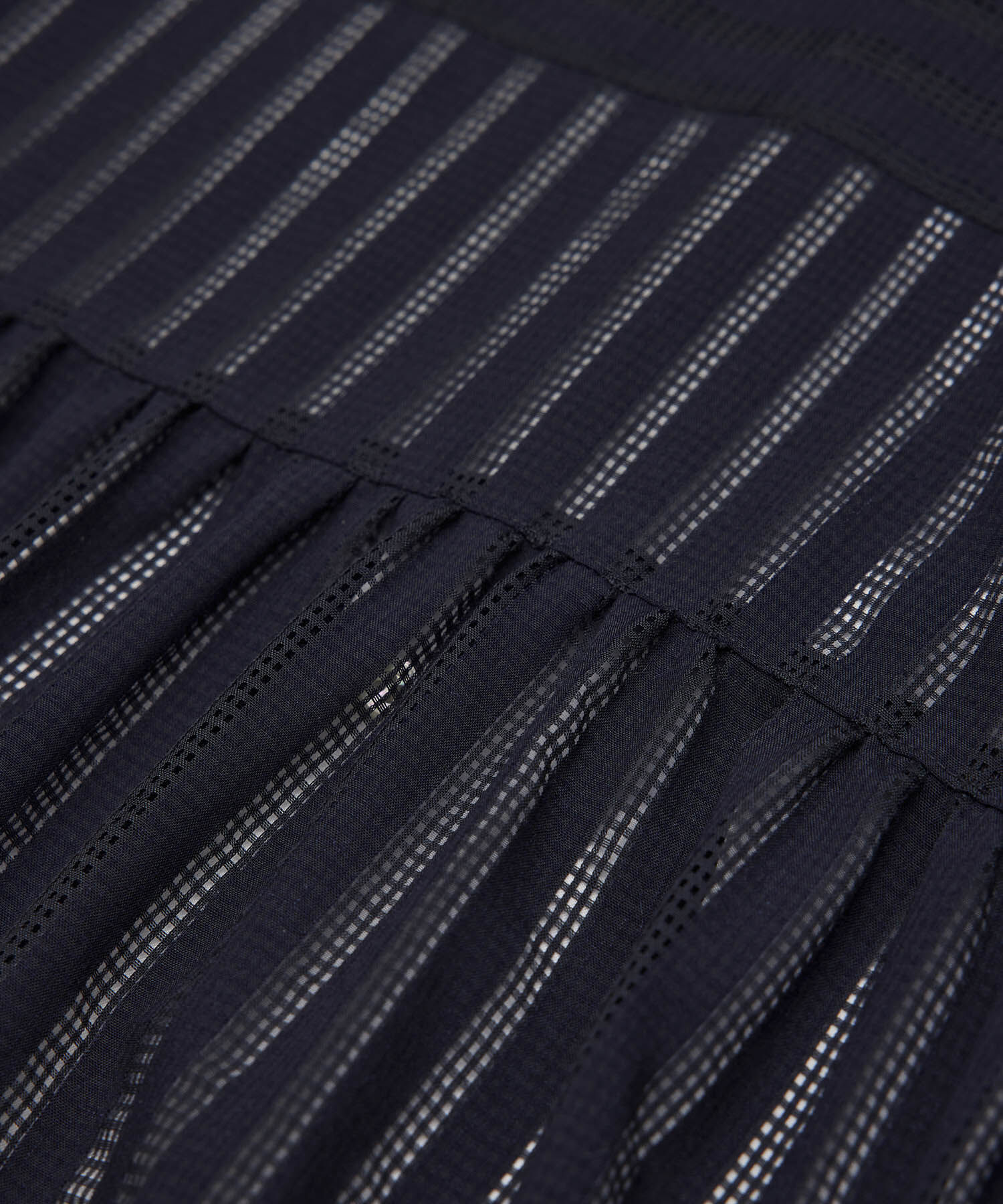 ROPE「シャドーストライプ/楊柳 レイヤードワンピース」|ワンピース|