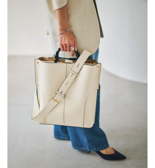 ROPE「【E'POR】BAMBOO BAG Large【通勤】【A4対応】【25AW】」|トートバッグ|