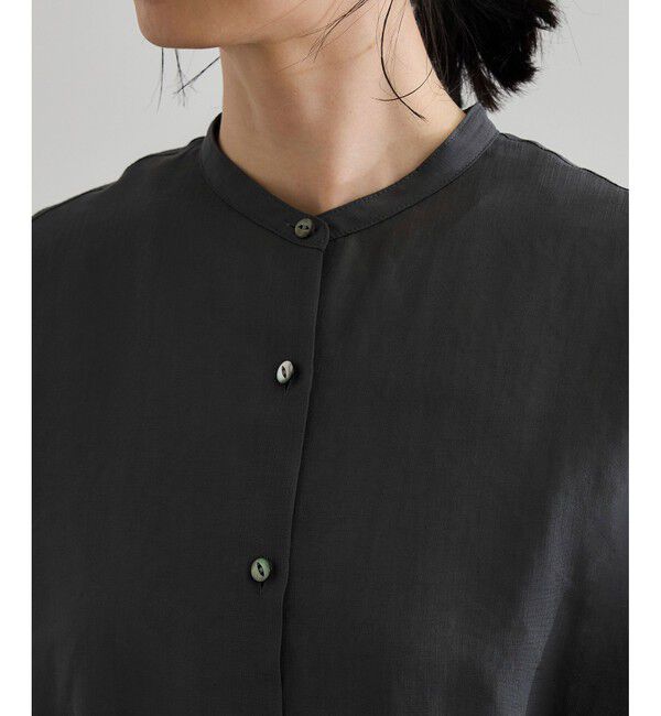 ROPE「【WEB・一部店舗限定】フロントオープンシャツワンピース/洗える」|ワンピース|