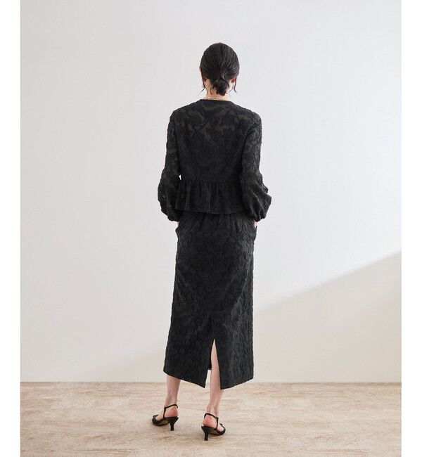 ROPE「ジャガードタイトスカート/セットアップ対応」|スカート|