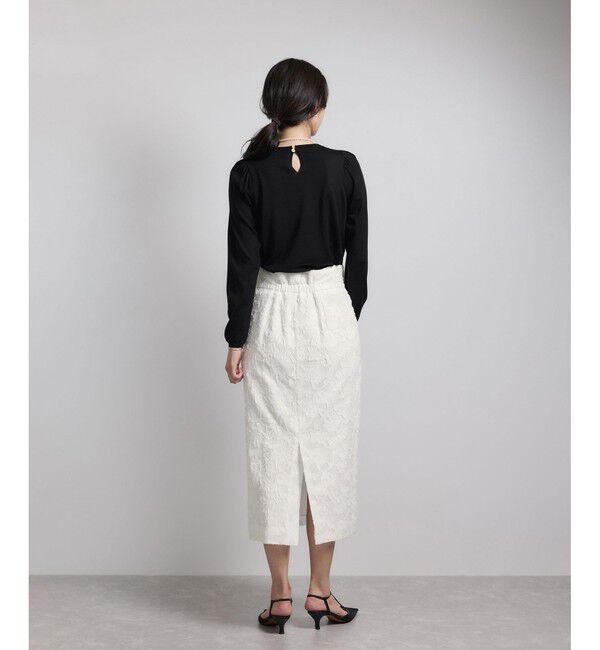 ROPE「ジャガードタイトスカート/セットアップ対応」|スカート|