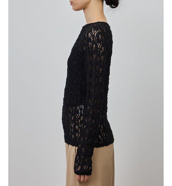 ROPE「ストレッチレースカットソー/イージーケア」|Tシャツ・カットソー|