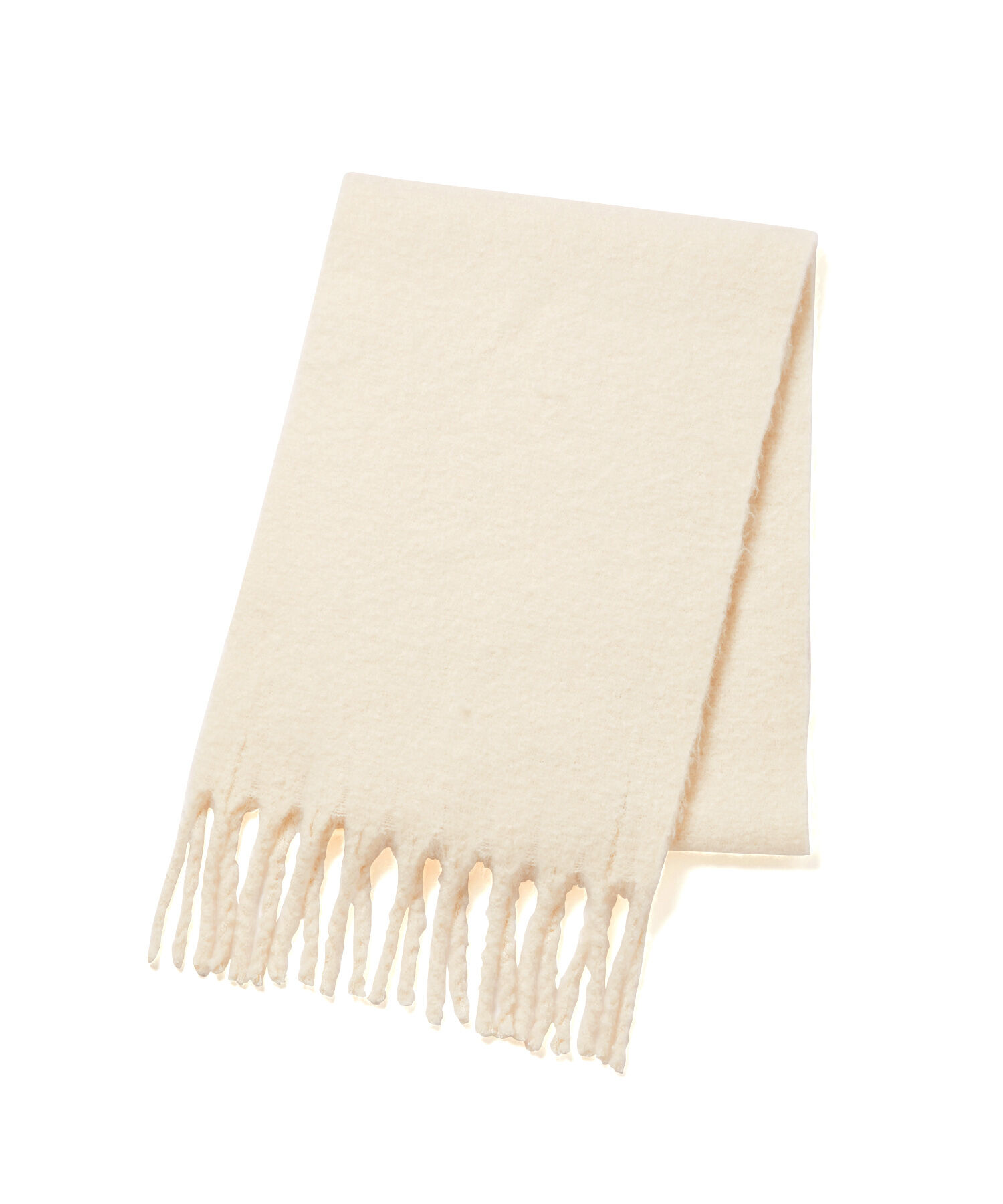 VIS「【リサイクルポリ】ふわふわ太フリンジマフラー」|マフラー|