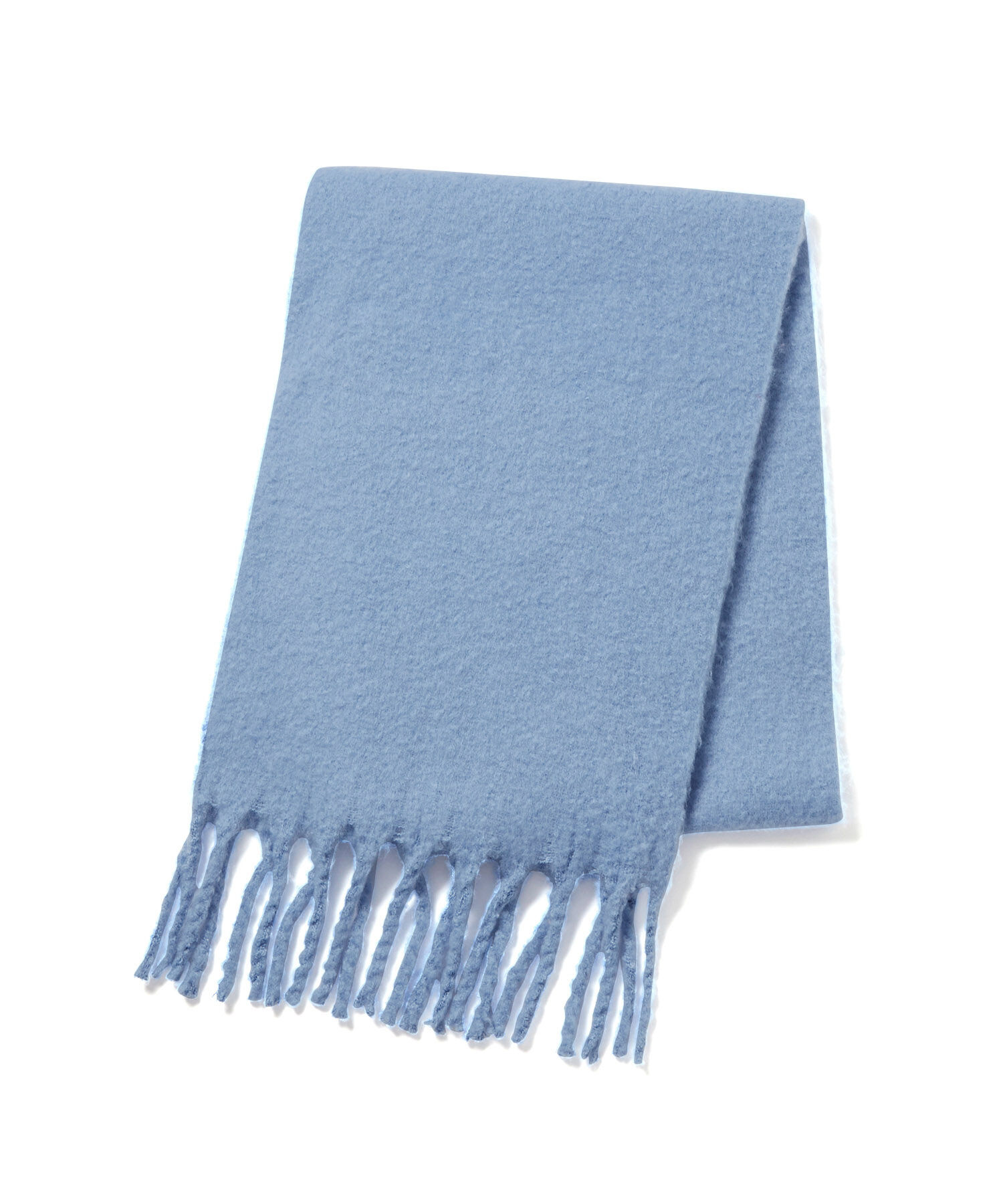 VIS「【リサイクルポリ】ふわふわ太フリンジマフラー」|マフラー|