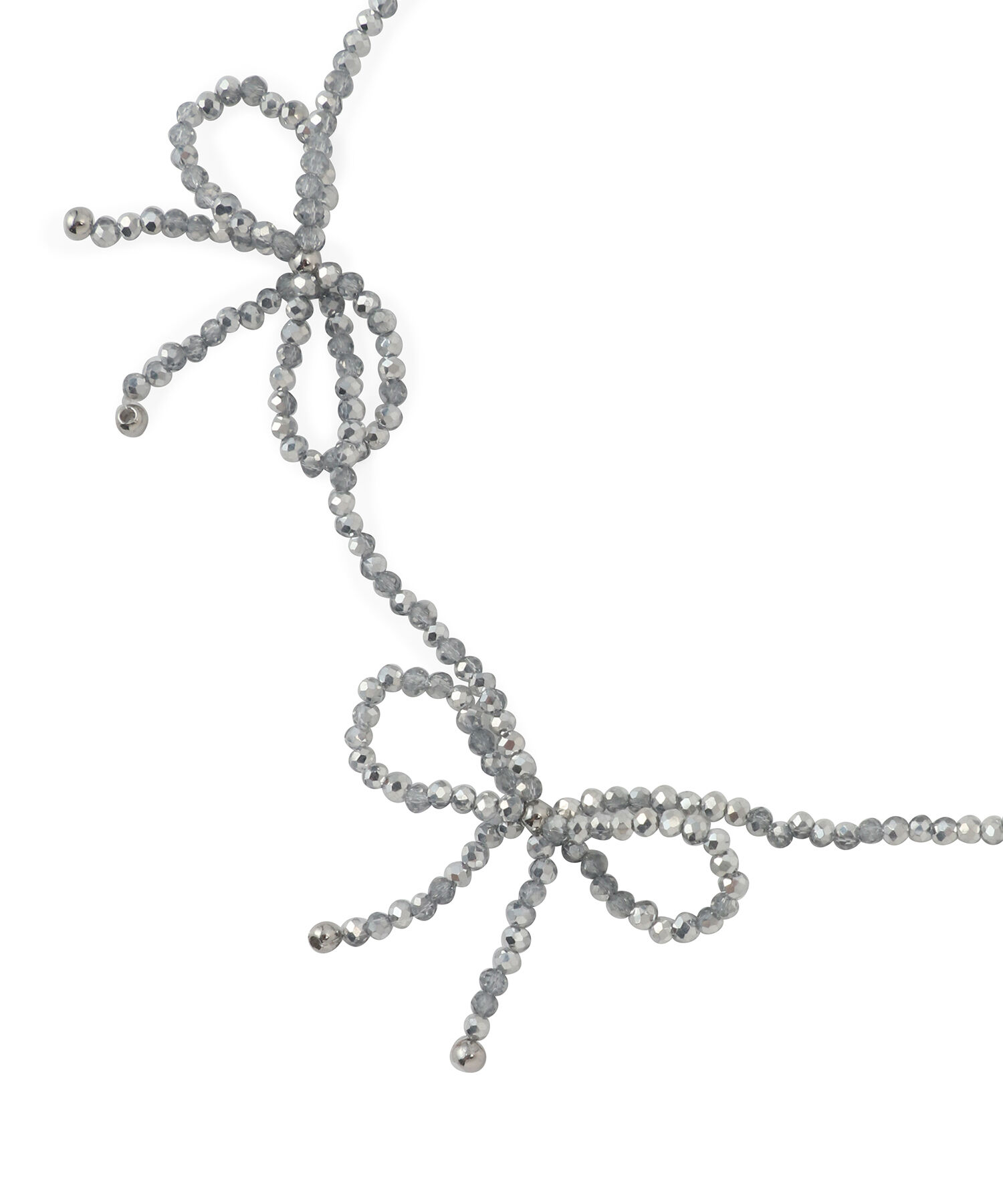 VIS「ビーズリボンネックレス」|ネックレス|