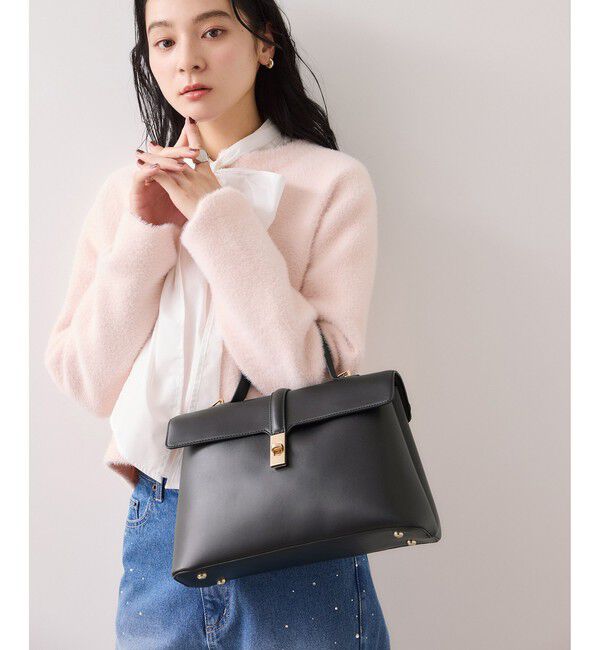 VIS「ひねり金具ワンハンドルバッグ/2WAY,軽量」|ハンドバッグ|