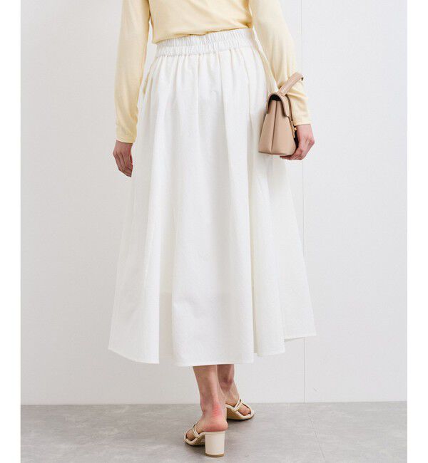 VIS「【洗える】サッカータックフレアースカート」|スカート|