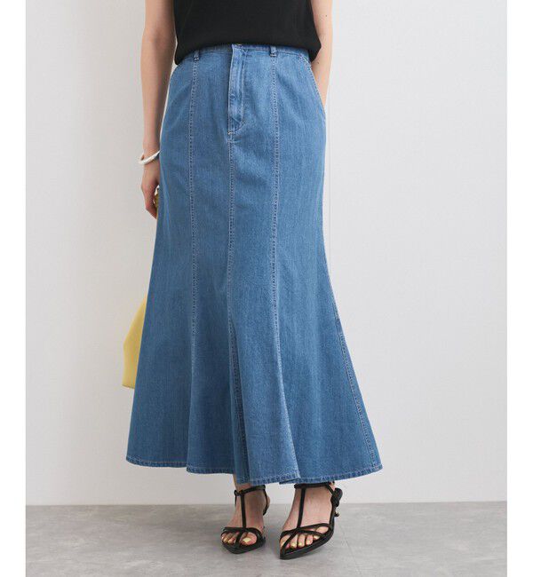 VIS「ライトデニムマーメイドスカート」|スカート|
