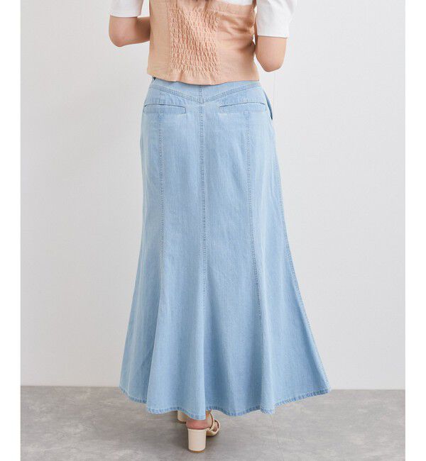 VIS「ライトデニムマーメイドスカート」|スカート|