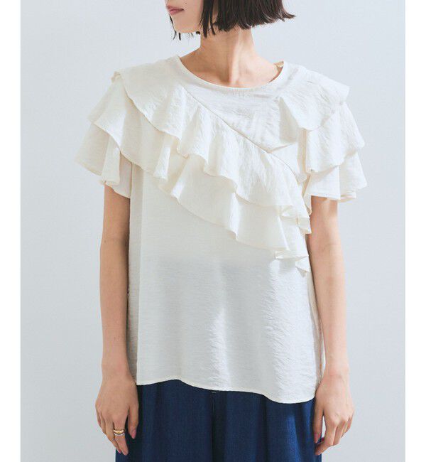 VIS「フリルティアードブラウス」|シャツ・ブラウス|