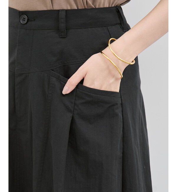 VIS「ウエスト切替デザインフレアスカート」|スカート|