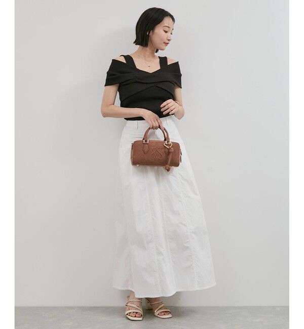 VIS「ウエスト切替デザインフレアスカート」|スカート|