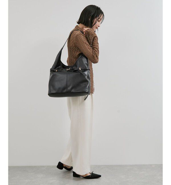 VIS「【A4収納】フロントベルトソフトショルダーバッグ」|ショルダー・メッセンジャー|