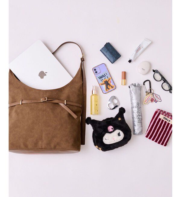 VIS「【A4収納】フロントベルトソフトショルダーバッグ」|ショルダー・メッセンジャー|