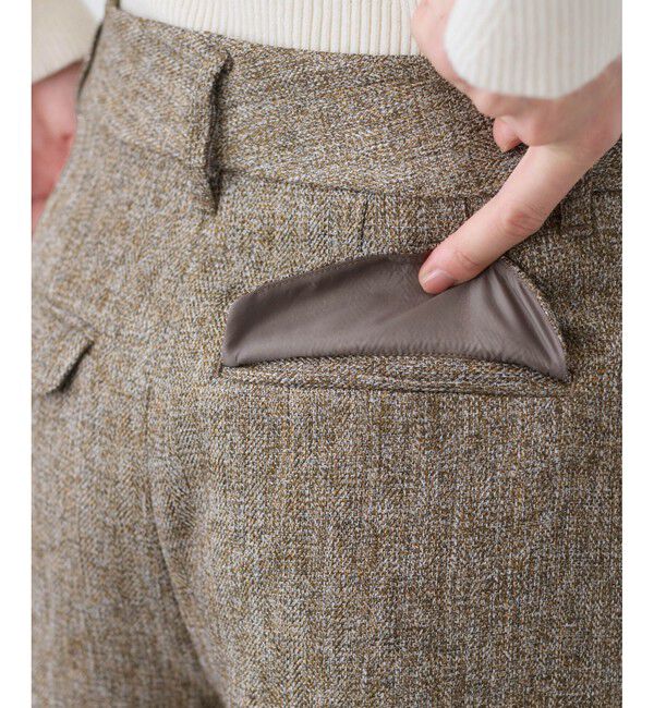 VIS「ツイード2タックワイドパンツ」|チノ|