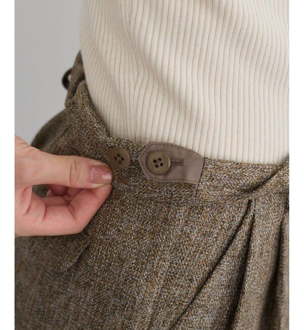 VIS「ツイード2タックワイドパンツ」|チノ|