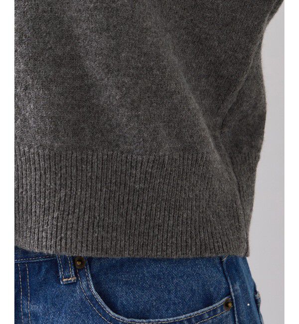 VIS「衿ファー取り外しカーディガン」|カーディガン|