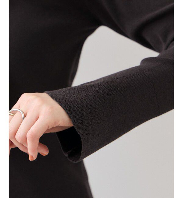 VIS「バイカラーリボンドッキングニット」|ニット・セーター|