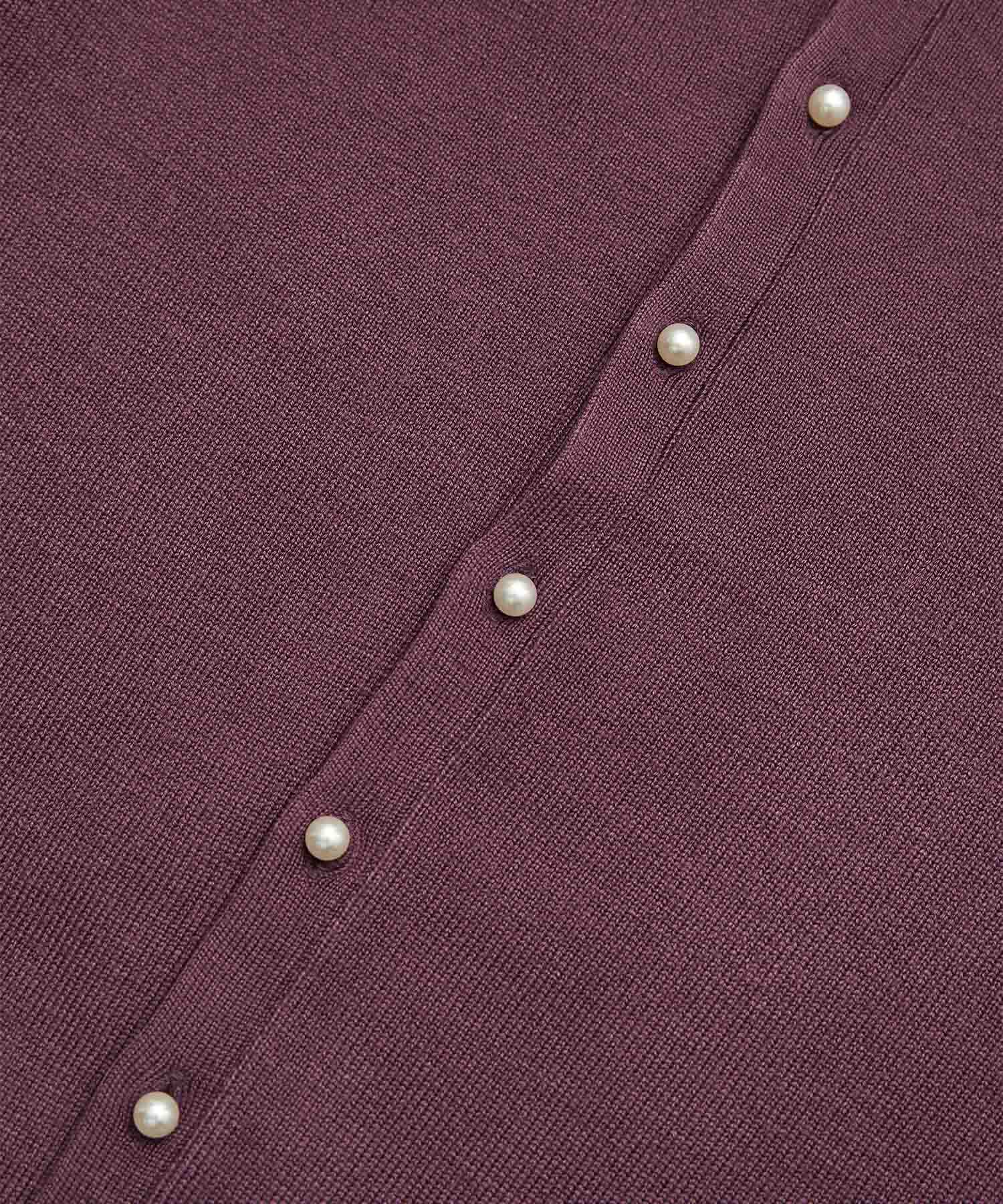 Rope&rsquo;Picnic「2WAY/マシュマロニットパールカーディガン/リンクコーデ」|カーディガン|