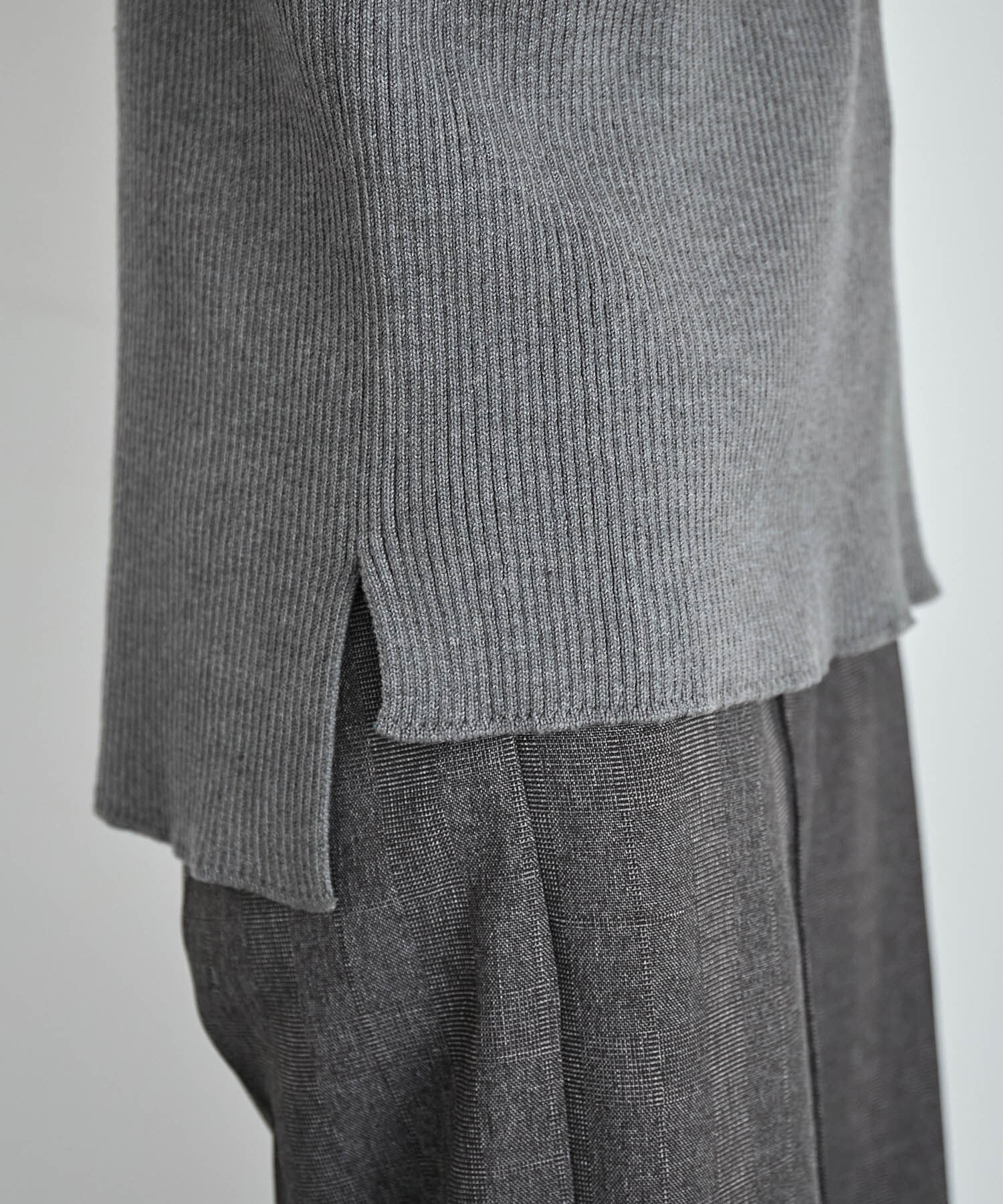 ROPE' PICNIC R「ハーフジップノースリーブニット」|ニット・セーター|