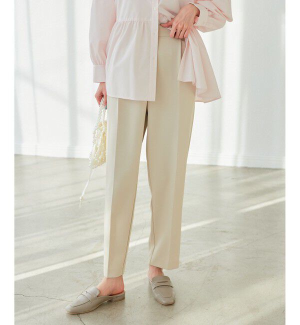 Rope&rsquo;Picnic「【3サイズ展開】イージーテーパードパンツ」|チノ|