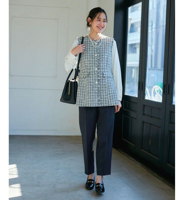 Rope&rsquo;Picnic「【3サイズ展開】イージーテーパードパンツ」|チノ|