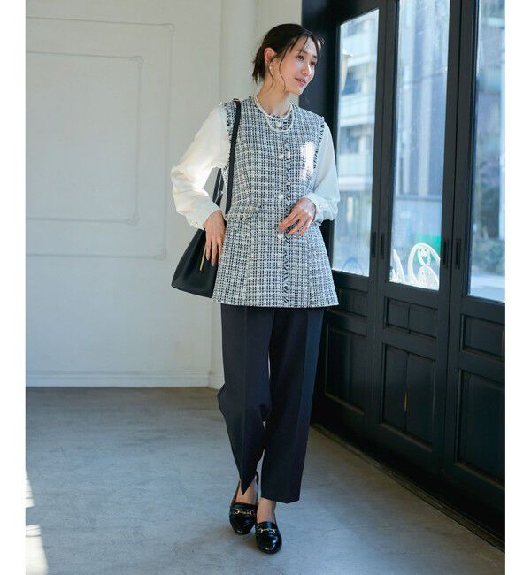 Rope&rsquo;Picnic「【3サイズ展開】イージーテーパードパンツ」|チノ|