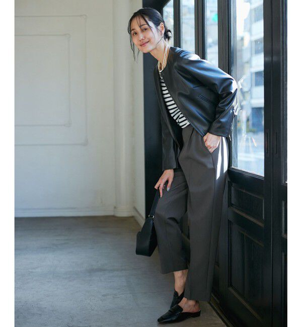 Rope&rsquo;Picnic「【3サイズ展開】イージーテーパードパンツ」|チノ|