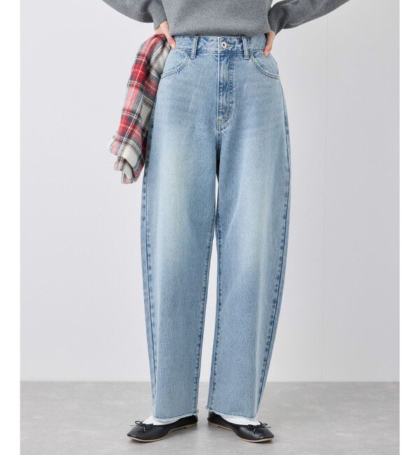 Rope&rsquo;Picnic「【emur/エミュール】カービーデニムパンツ」|デニム|