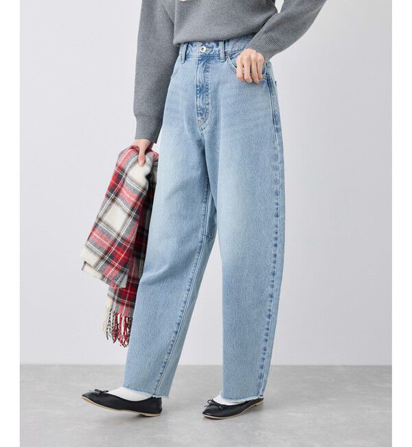 Rope&rsquo;Picnic「【emur/エミュール】カービーデニムパンツ」|デニム|