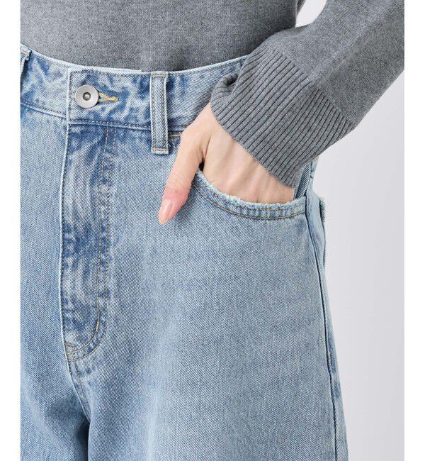 Rope&rsquo;Picnic「【emur/エミュール】カービーデニムパンツ」|デニム|