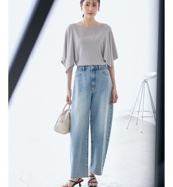 Rope&rsquo;Picnic「【emur/エミュール】カービーデニムパンツ」|デニム|