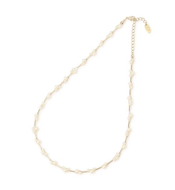 ROPE PICNIC PASSAGE「パールデザインショートネックレス」|ネックレス|