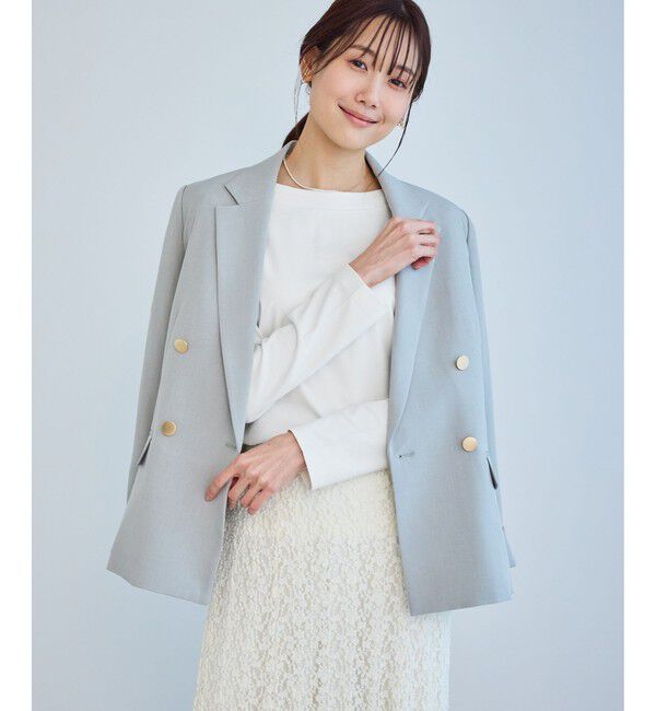 Rope&rsquo;Picnic「60シルケットボートネックジャケットインナー」|Tシャツ・カットソー|