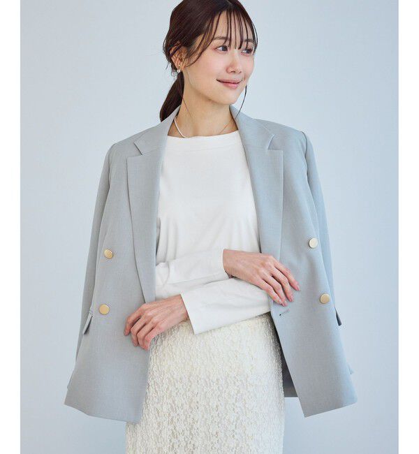 Rope&rsquo;Picnic「60シルケットボートネックジャケットインナー」|Tシャツ・カットソー|