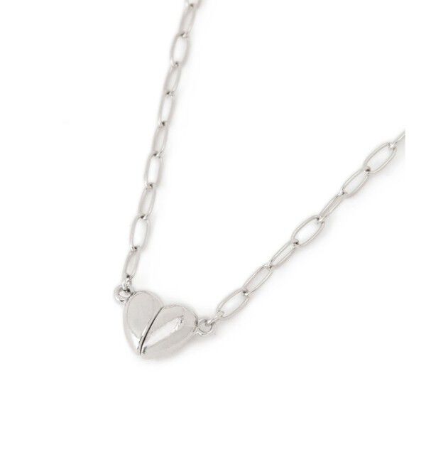 ROPE PICNIC PASSAGE「マグネットハートボールドチェーンネックレス/2WAY」|ネックレス|