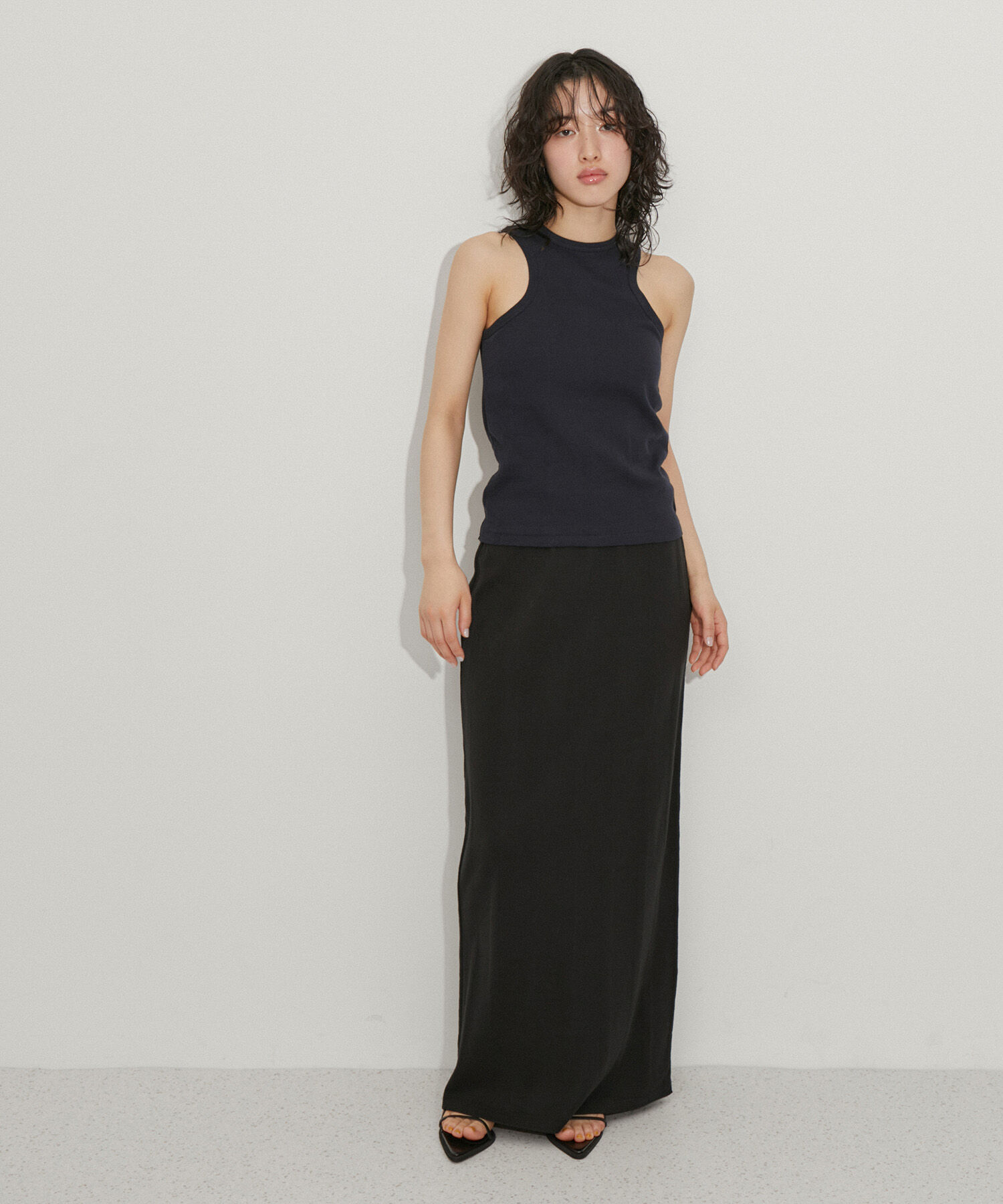 ADAM ET ROPE'「Miller for ADAM ET ROPE 別注Cup付アメリカンスリーブタンクトップ」|タンクトップ|