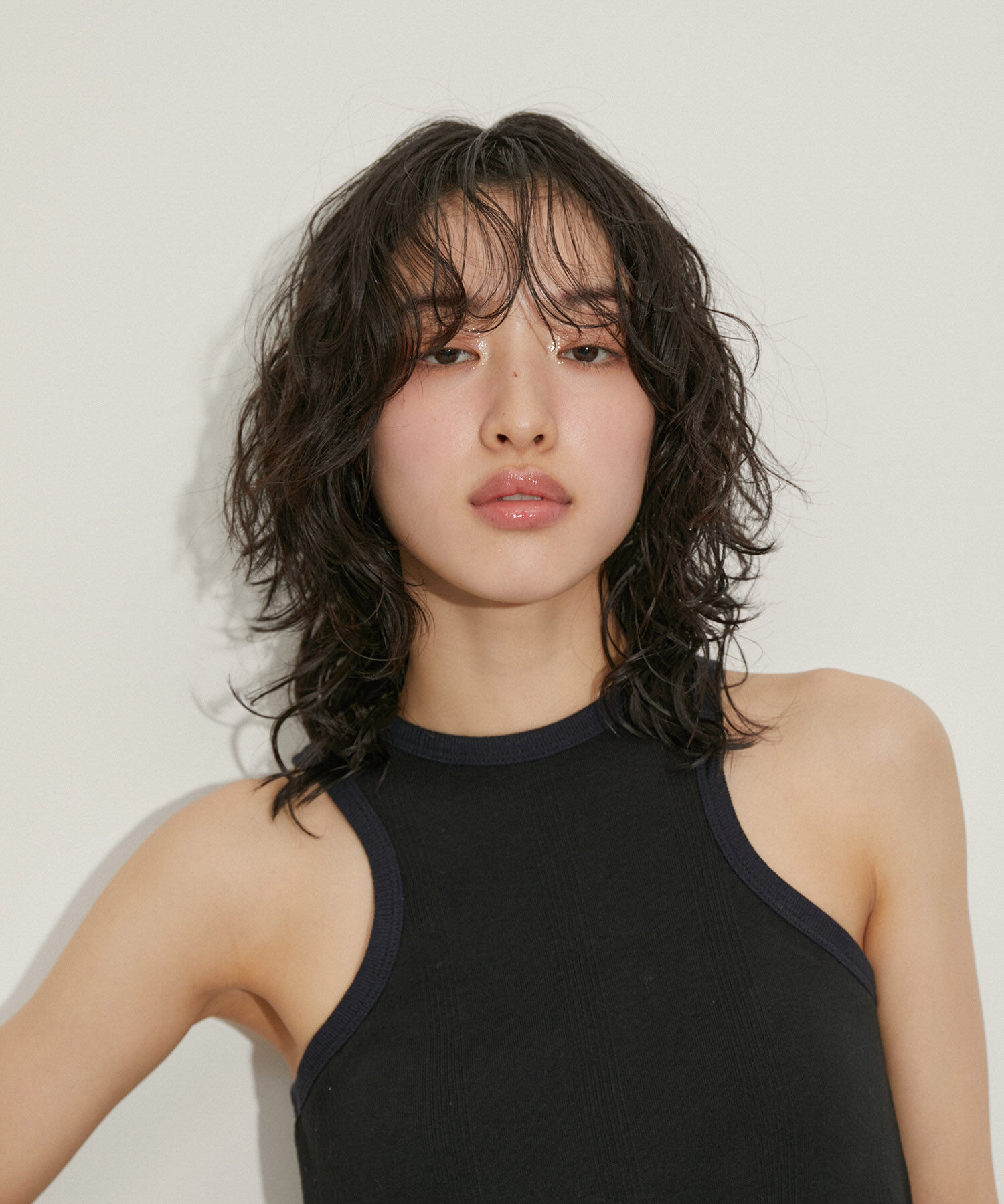 ADAM ET ROPE'「Miller for ADAM ET ROPE 別注Cup付アメリカンスリーブタンクトップ」|タンクトップ|