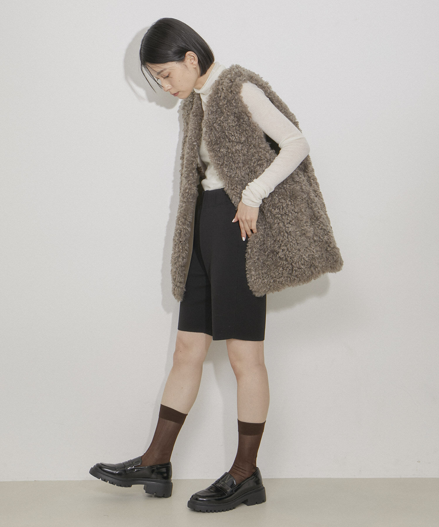 ADAM ET ROPE'「シアーARロゴソックス」|ソックス|