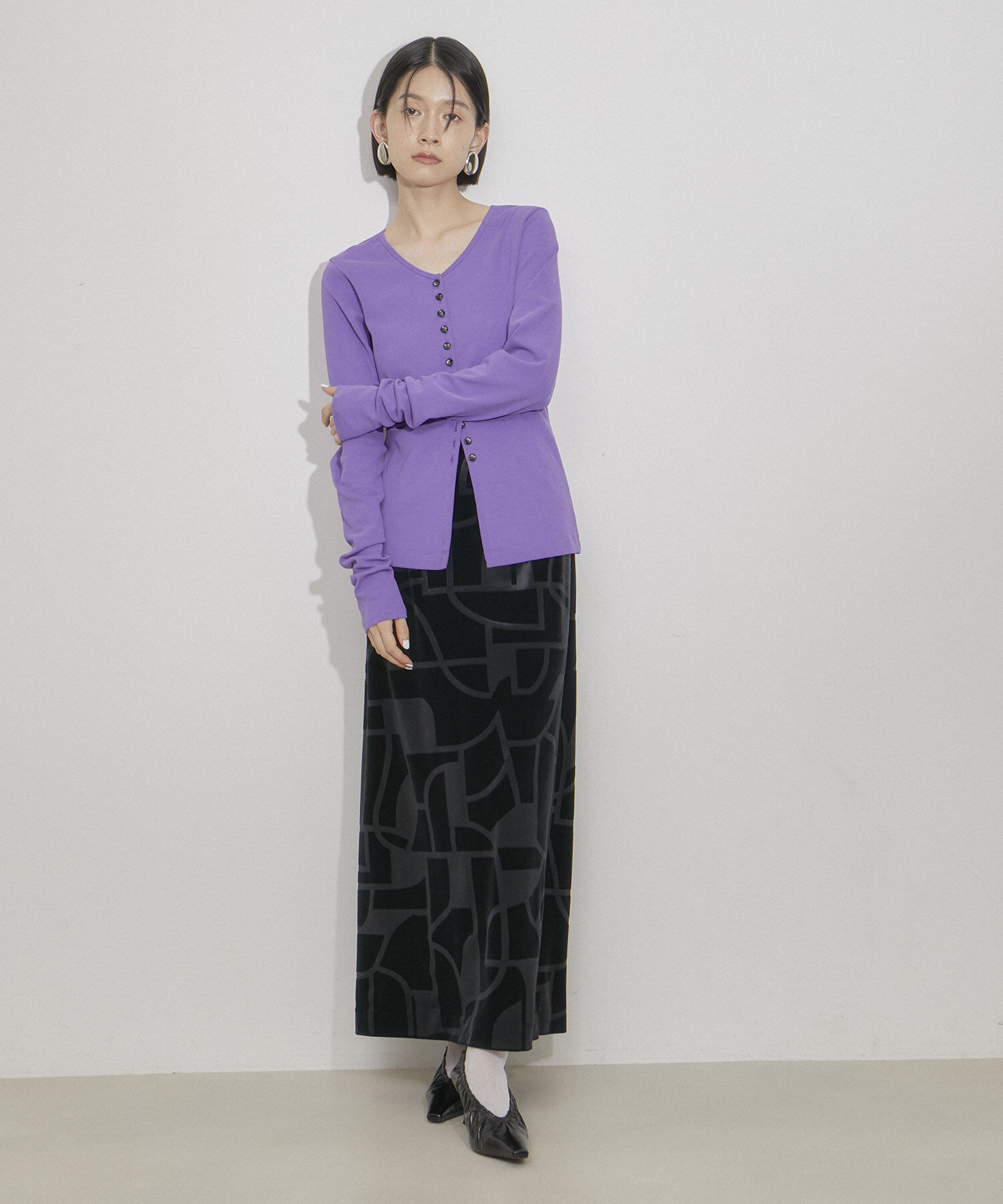 ADAM ET ROPE'「シアーARロゴソックス」|ソックス|