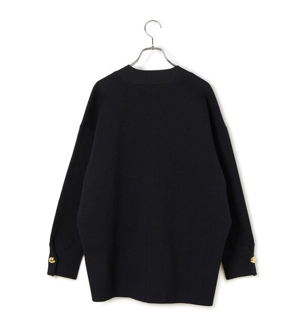 ADAM ET ROPE'「【再入荷】・【サステナブル】ロゴボタンミドルカーディガン」|カーディガン|