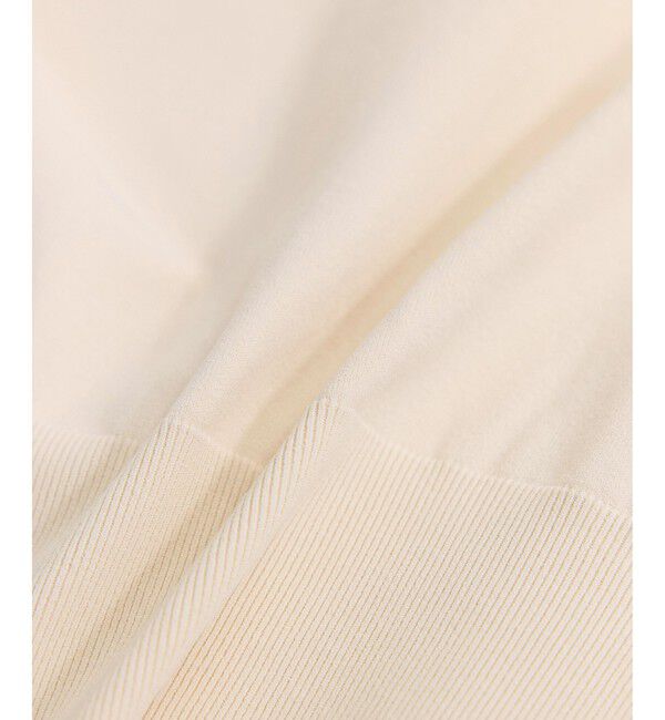 ADAM ET ROPE'「【サステナブル】2WAYカラー付カーディガン」|カーディガン|